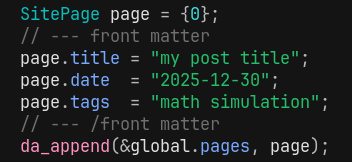 Filling Global State