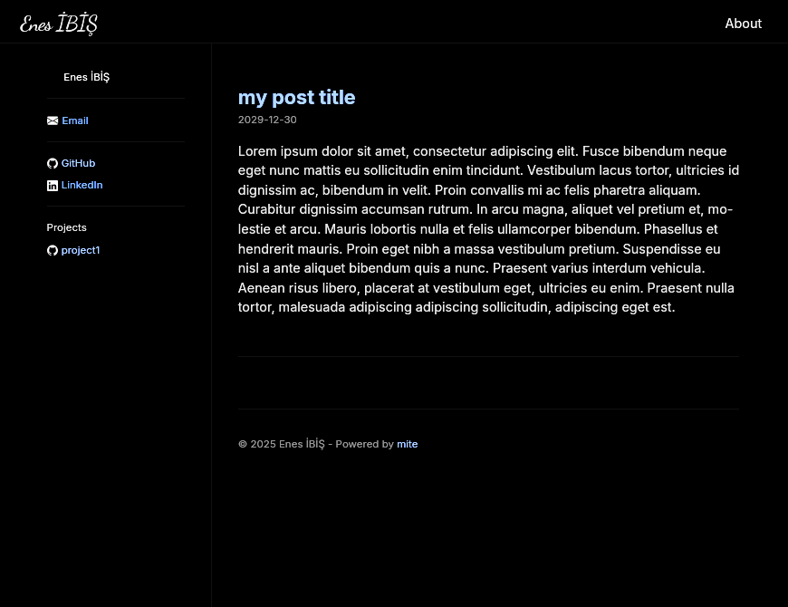 <a href="https://enesibis.github.io">site</a> made with mite